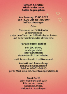 Einfach heiraten