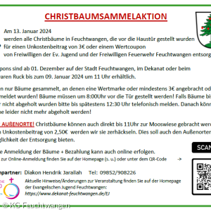 Christbaumsammelaktion