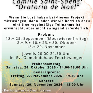 Einladung zum Mitsingen