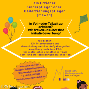 Initiativbewerbung für die Kindergärten