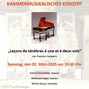 Konzert in der Kirchengemeinde Feuchtwangen
