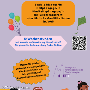Fachdienst für die ev.-luth. Kitas gesucht!