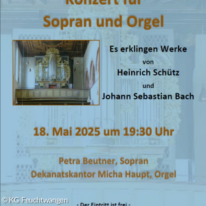 Konzert Sopran und Orgel
