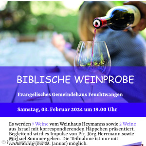 Biblische Weinprobe